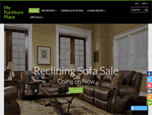 Tablet Screenshot of myfurnitureplace.com